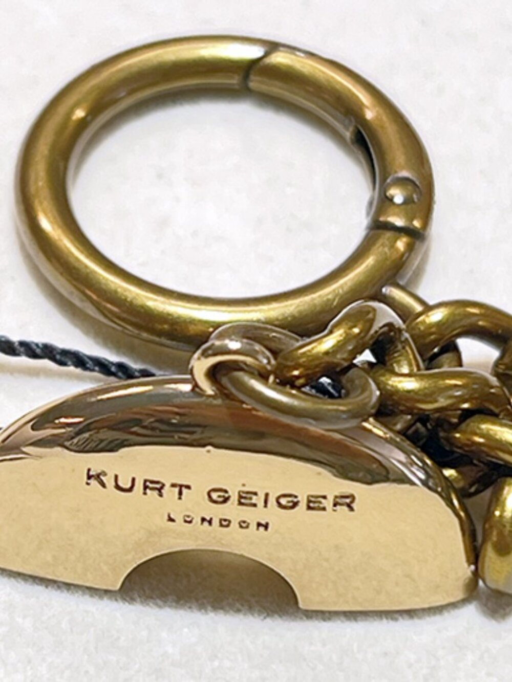Kurt Geiger | 2-Charm Rainbow Keyring / Bag Charm | NWT - Picture 5 of 9